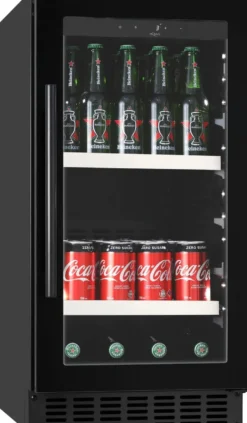 Juomakaappi mQuvée BeerServer 40 BS40AB-700, 40cm, 80 l, musta, integroitava