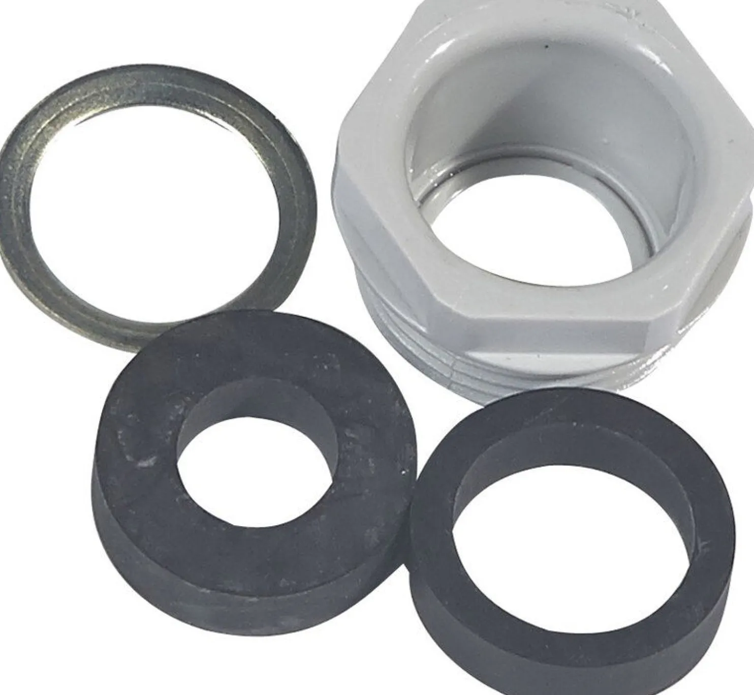 Kaapeliläpivienti Legrand Plexo PG 16 Ø7–14 mm, harmaa