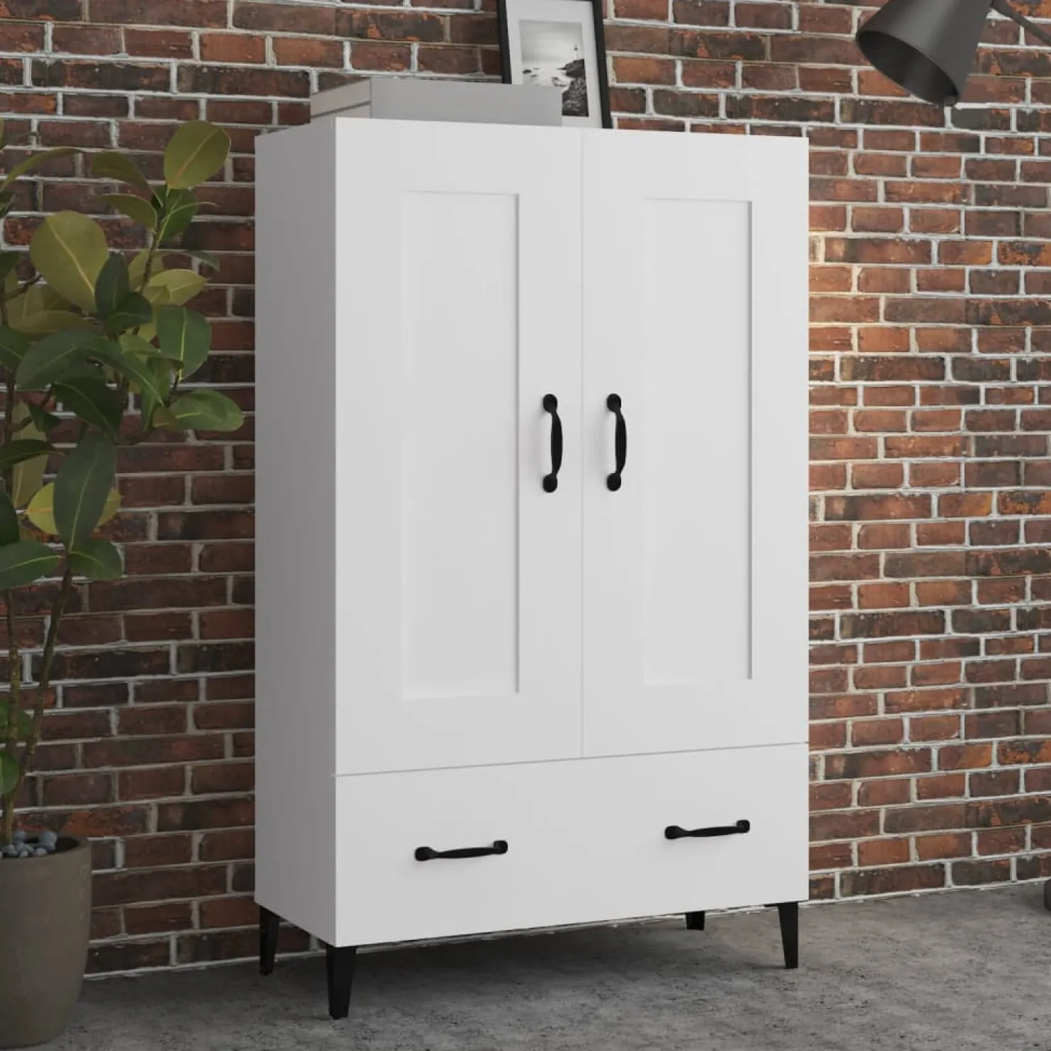 Kaappi 70x31x115 cm, tekninen puu, eri värejä