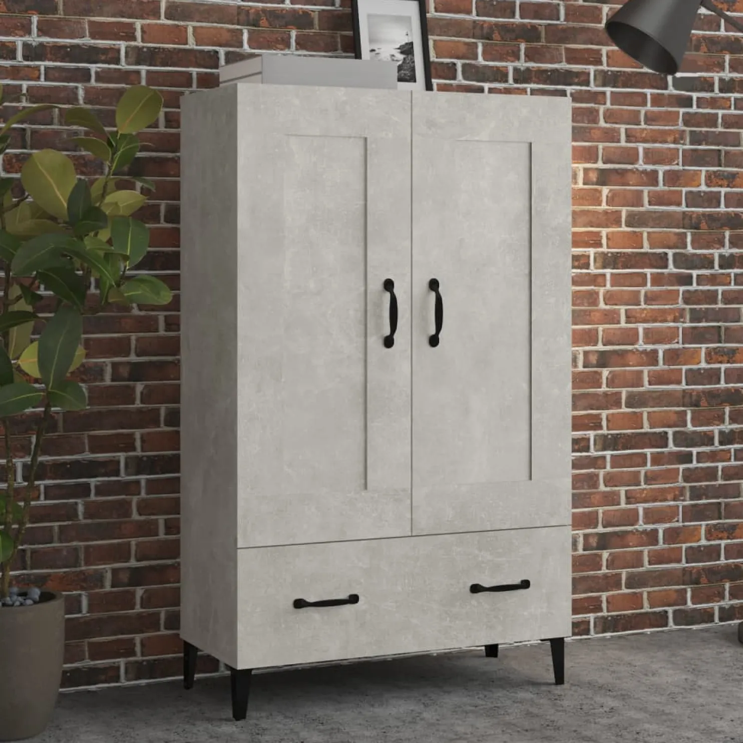 Kaappi 70x31x115 cm, tekninen puu, eri värejä