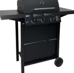 Kaasugrilli Dose Barbeque 10139, 3 poltinta, musta