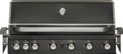 Kaasugrilli Mustang Black Jewel 6 built-in, 6 poltinta, upotettava, musta
