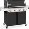 Kaasugrilli Weber Genesis E-425W, 4 poltinta, musta
