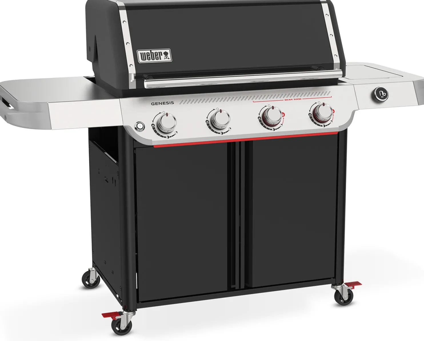 Kaasugrilli Weber Genesis E-425W, 4 poltinta, musta