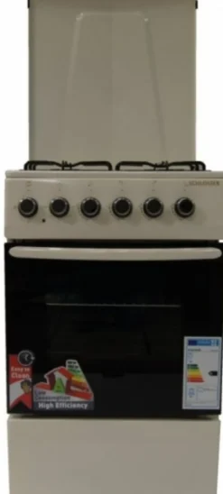 Kaasuliesi Schlosser FS5406MAZC sähköuunilla, 50cm, beige