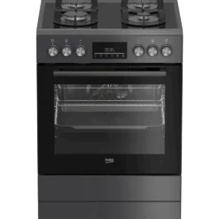 Kaasuliesi sähköuunilla Beko FBM62330GADSN, 60cm, musta