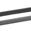 Kaksoispyyheteline Bemeta Organic Black, 500 mm, musta