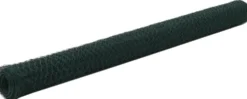 Kanaverkko teräs PVC pinnoitteella silmäkoko 25mm 25x1.5m vihreä