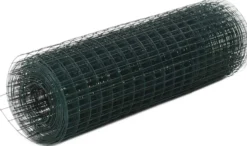 Kanaverkko 19x19mm galvanoitu teräs 10x0.5m vihreä