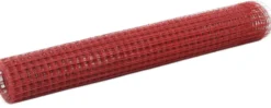 Kanaverkko 25x25mm teräs PVC pinnoitteella 10x1m punainen