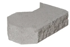 Kansikivi kulmaan HB-Betoni vasen 364x215x100 mm harmaa