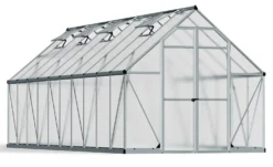 Kasvihuone Palram-Canopia Essence, 14.7m², 8x20ft, hopea