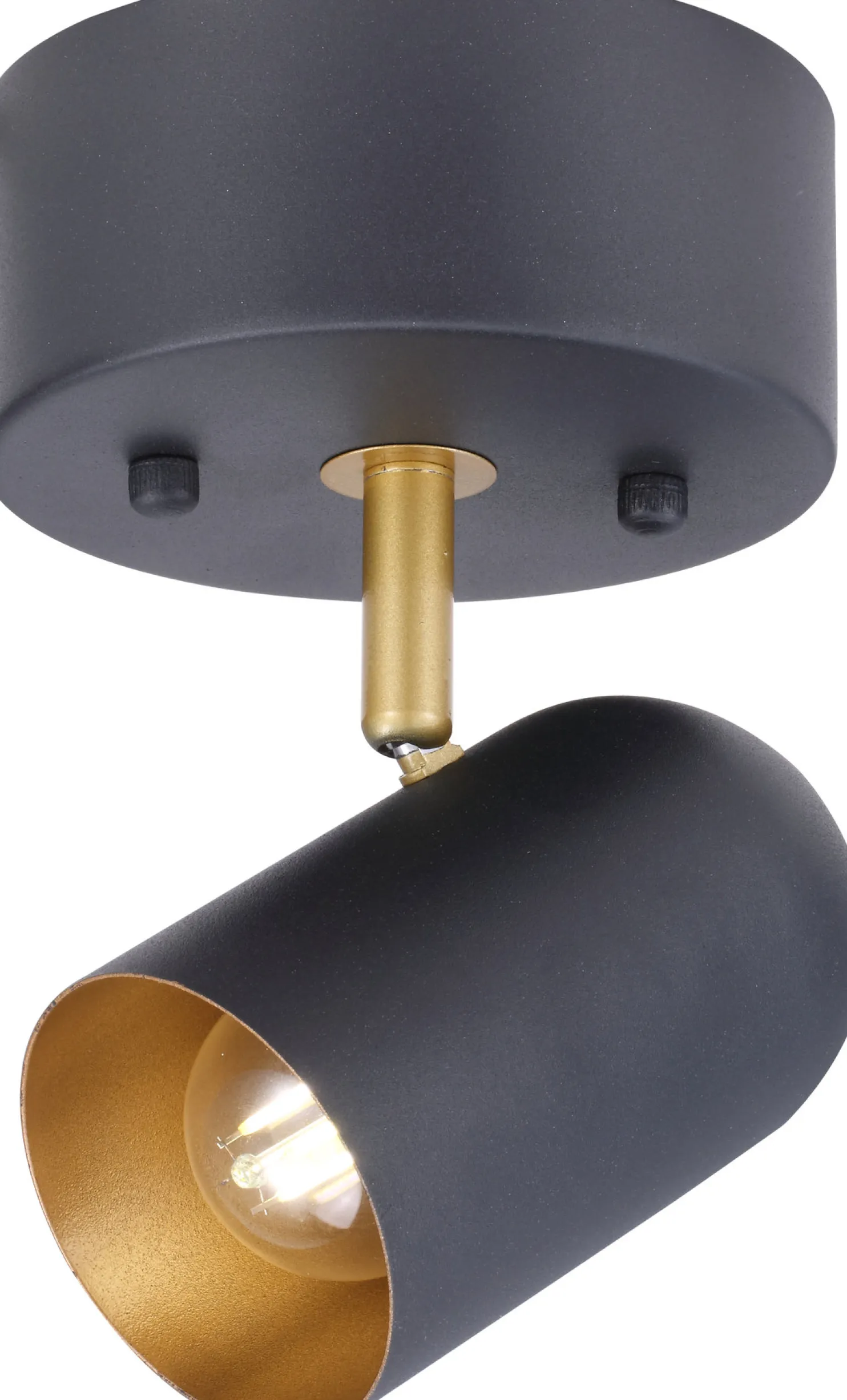 Kattospotti Heat Beaker 1-osainen E14 musta