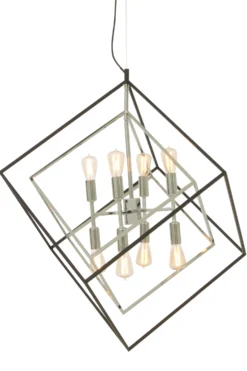 Kattovalaisin Aneta Lighting Cubes musta/kromi