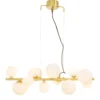 Kattovalaisin Aneta Lighting Molekyl mattamessinki/valkoinen