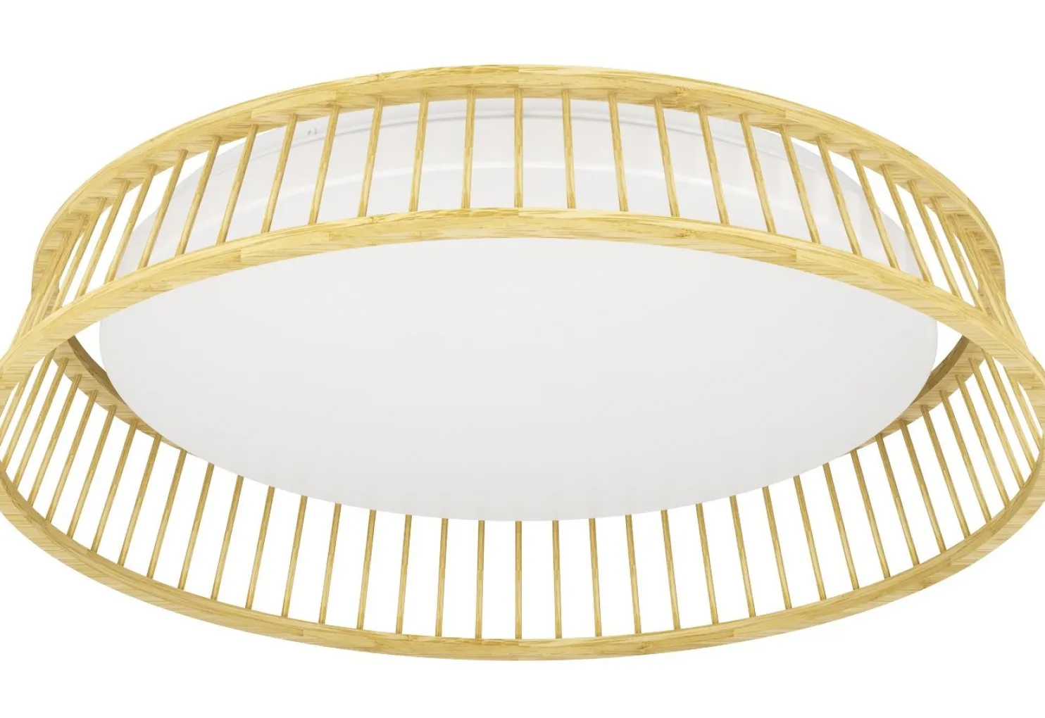 Kattovalaisin Eglo Luppineria, Ø45cm, LED, 20W, IP20, bambu