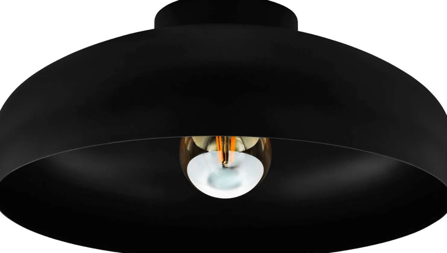 Kattovalaisin Eglo Mogano Ø40cm musta