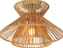 Kattovalaisin Lucide Tasman Ø32cm, 1xE27, luonnollinen