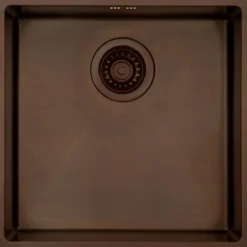 Keittiöallas Lavabo Kubus 400 Soft, 440x440 mm, antiikkimessinki