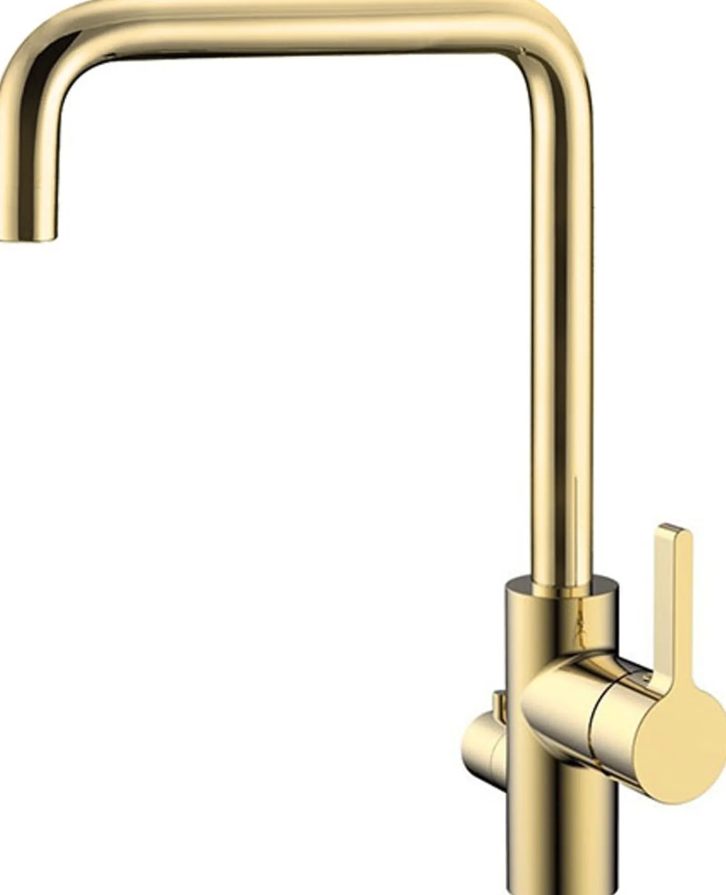 Keittiöhana Bathlife Atlant pesukoneventtiilillä kulta