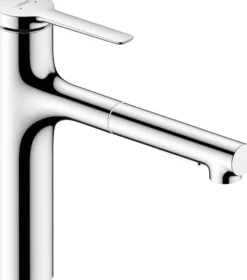 Keittiöhana Hansgrohe Zesis M33 160, ulosvedettävä juoksuputki 2 jet, kromi