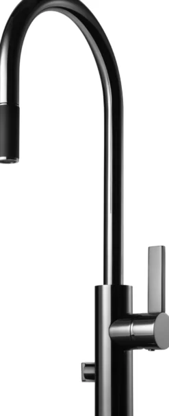 Keittiöhana Tapwell Arman ARM885 APK-liitäntä ulosvedettävä juoksuputki Black Chrome