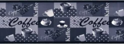 Keittiön pestävä lattiamatto coffee sininen 60x180 cm