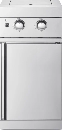Kesäkeittiön kahden sivupolttimen moduuli Myoutdoorkitchen Stainless Collection