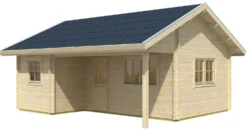 Kesämökki Skan Holz Ontario 1, 23.6 + 6.4m²