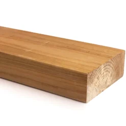 Kestopuu Oiva mänty mitallistettu 48x123 mm ruskea
