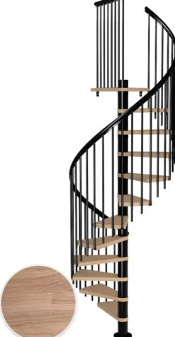 Kierreportaat Dolle Montreal, Classic IV -kaide, valkoöljytty tammi, eri värejä ja kokoja