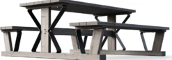 Kiinteä ruokailuryhmä terassille Broowood Jylhä 1800mm