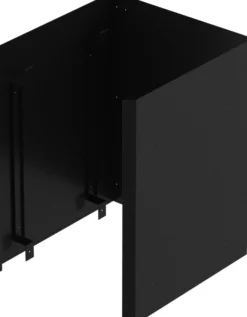 Kiukaan suojaseinäsarja Narvi Kaamos/Black, musta