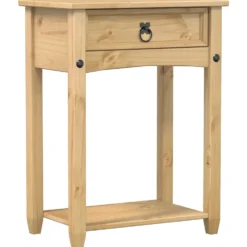 Konsolipöytä Corona 55x35x73 cm täysi mänty (02774)