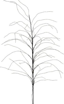 Koristepuu Star Trading Reedy, 180cm, musta