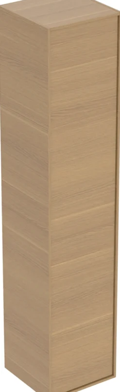 Korkea kaappi IDO Sense Art, 1725x366mm, yksi ovi ja sisäpeili, luonnontammi