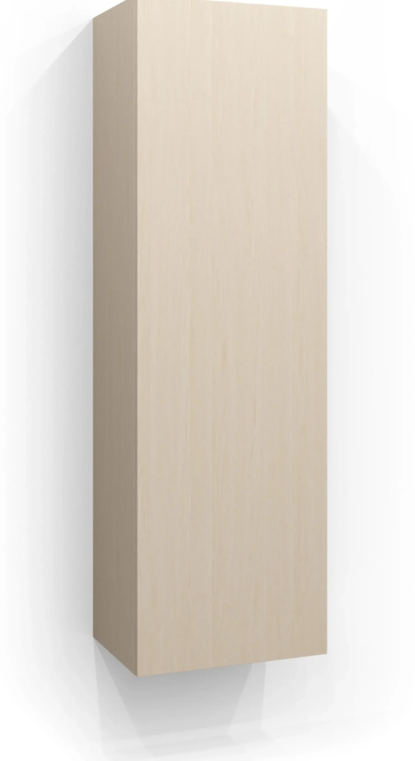 Korkea kaappi Svedbergs 160x50cm vaalea saarni