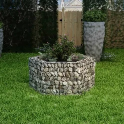 Korotettu kuusikulmainen gabion-/kivikorikehys 1, eri kokoja