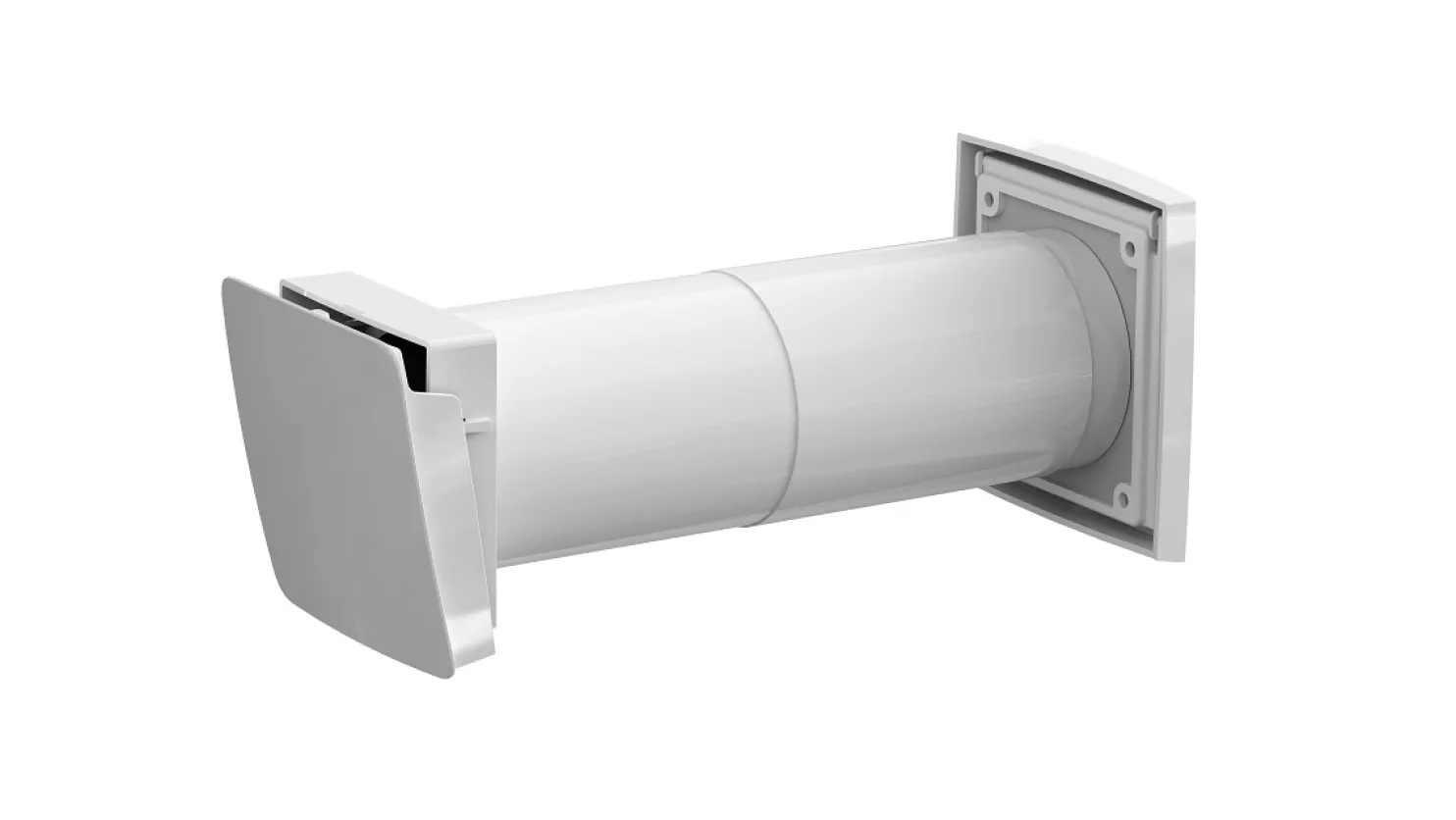 Korvausilmaventtiili Vilpe Wive 100 termostaatilla, 440mm läpimenoon