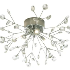 Kristalliplafondi Aneta Lighting Viva Ø57cm kromi