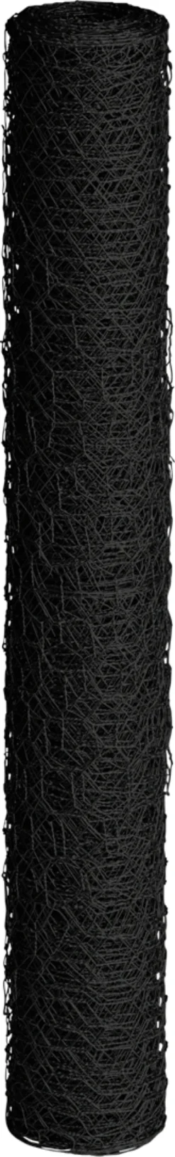 Kudottu verkko Hortus 25x750mm 0,7mm 10m musta