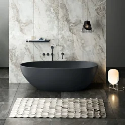 Kylpyamme Bathlife Klok 1800x840 mm musta