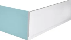 Kylpyammeen etulevy Interia Nika, 1200-1500x520mm, oikea, eri kokoja