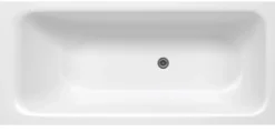 Kylpyamme Gustavsberg, 1600 x 700 mm, Kombi 1604, ilman kehikkoa, glazeplus-pinta, kaksi kädensijaa, valkoinen