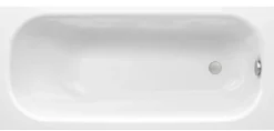 Kylpyamme Gustavsberg, 1400 x 700 mm, upotettava, ylivuotoaukolla, valkoinen