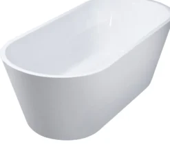 Kylpyamme Lykke Polar Deluxe, akryyli, valkoinen, eri kokoja
