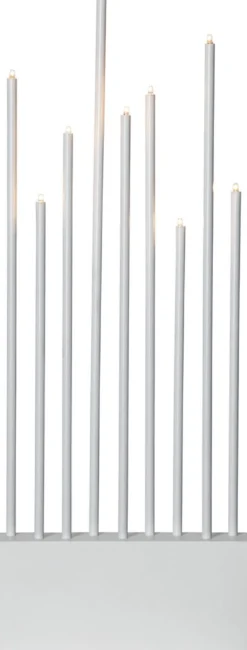 Kynttelikkö Star Trading Buzz 600x230x60mm valkoinen