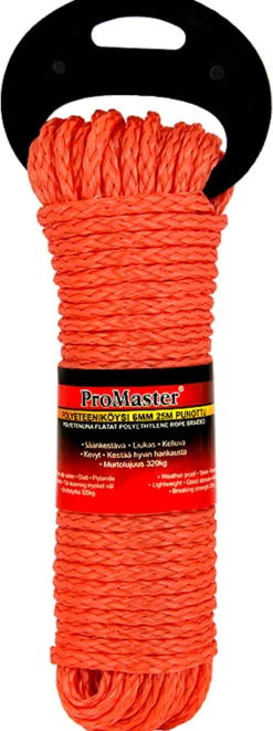 Köysi ProMaster PE 6 mm punottu 25 m