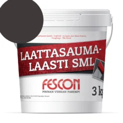 Laattasaumalaasti Fescon SML mustanharmaa 3 kg