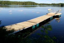 Laituri Luoman Lumme LCX-2-7-8, 2.3x13.9m + ponttonit